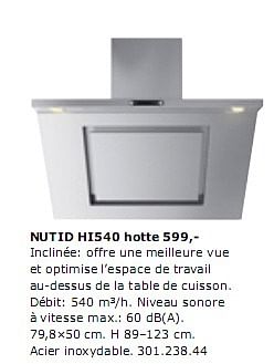 Huismerk - Ikea HI5 hotte - Ikea