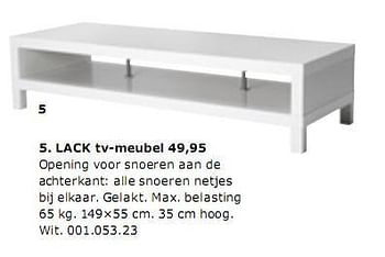 Goed opgeleid Weigeren ik klaag Huismerk - Ikea LACK tv-meubel - Promotie bij Ikea
