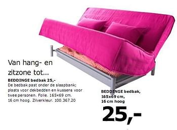 rek Vijandig volgens Huismerk - Ikea BEDDINGE bedbak - Promotie bij Ikea