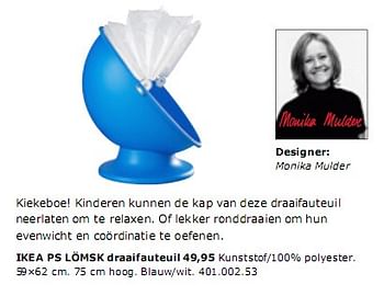 Promoties IKEA PS Là–MSK draaifauteuil  - Huismerk - Ikea - Geldig van 01/01/2010 tot 31/07/2010 bij Ikea
