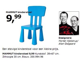 Promoties MAMMUT kinderstoel - Huismerk - Ikea - Geldig van 01/01/2010 tot 31/07/2010 bij Ikea