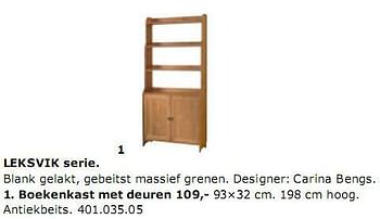 indruk Schoolonderwijs Schouderophalend Huismerk - Ikea Boekenkast met deuren - Promotie bij Ikea