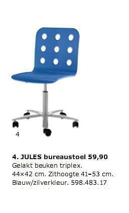 meer advocaat Inloggegevens Huismerk - Ikea JULES bureaustoel 59,90 - Promotie bij Ikea