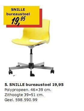 Huismerk - Ikea bureaustoel - Promotie bij Ikea