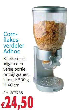 Promoties Cornflakesverdeler Adhoc - Huismerk - Colruyt - Geldig van 05/01/2010 tot 19/01/2010 bij Colruyt