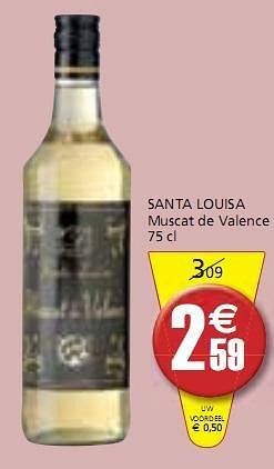 Promotions Muscat de Valende 75 cl - Vins blancs - Valide de 05/01/2010 à 17/01/2010 chez Champion