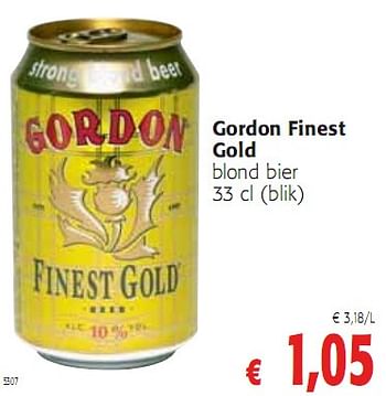 Promoties blond bier - Gordon - Geldig van 05/01/2010 tot 19/01/2010 bij Colruyt