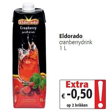 Promoties cranberrydrink - Eldorado - Geldig van 05/01/2010 tot 19/01/2010 bij Colruyt