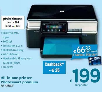 Promoties All-in-one printer Photosmart - Huismerk - Carrefour  - Geldig van 06/01/2010 tot 16/01/2010 bij Carrefour