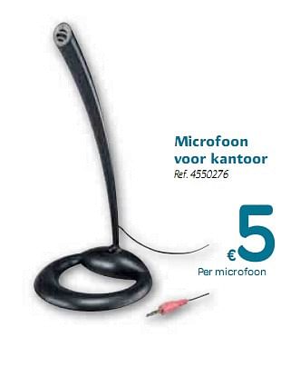 Promoties Microfoon voor kantoor  - Huismerk - Carrefour  - Geldig van 06/01/2010 tot 16/01/2010 bij Carrefour