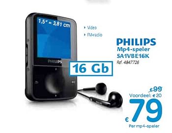 Promotions Mp4-speler  - Philips - Valide de 06/01/2010 à 16/01/2010 chez Carrefour
