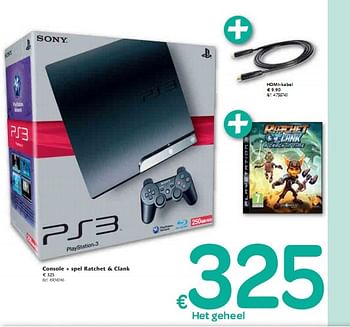 Promoties Console+spel Ratchet + Clank - Sony - Geldig van 06/01/2010 tot 16/01/2010 bij Carrefour