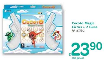 Promoties Cocoto Magic Circus + 2 Guns - Nintendo - Geldig van 06/01/2010 tot 16/01/2010 bij Carrefour