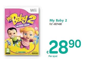 Promoties My Baby 2 - Nintendo - Geldig van 06/01/2010 tot 16/01/2010 bij Carrefour