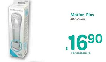 Promotions Motion Plus  - Nintendo - Valide de 06/01/2010 à 16/01/2010 chez Carrefour