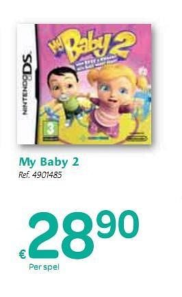 Promotions My Baby 2 - Nintendo - Valide de 06/01/2010 à 16/01/2010 chez Carrefour