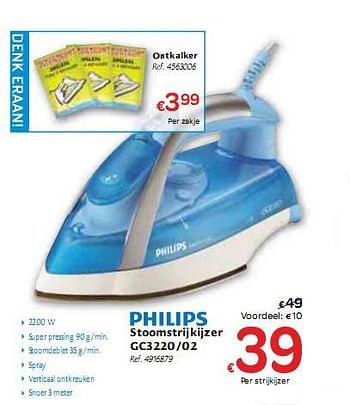 Promoties Stoomstrijikijzer - Philips - Geldig van 06/01/2010 tot 16/01/2010 bij Carrefour