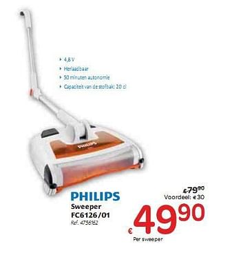 Promoties Sweeper - Philips - Geldig van 06/01/2010 tot 16/01/2010 bij Carrefour
