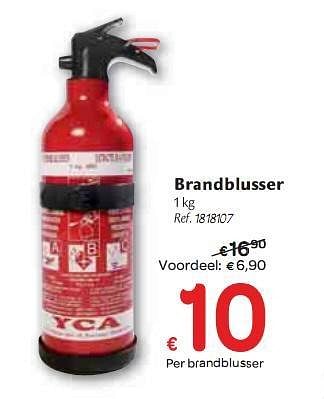 Promoties Brandblusser - Huismerk - Carrefour  - Geldig van 06/01/2010 tot 16/01/2010 bij Carrefour