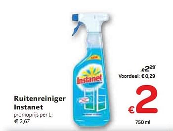 Promotions Ruitenreiniger - Instanet - Valide de 06/01/2010 à 16/01/2010 chez Carrefour