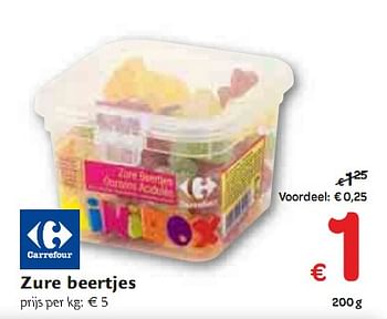 Promoties Zure beertjes - Huismerk - Carrefour  - Geldig van 06/01/2010 tot 16/01/2010 bij Carrefour