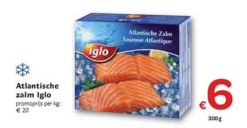 Promoties Atlantische Zalm iglo - Iglo - Geldig van 06/01/2010 tot 16/01/2010 bij Carrefour