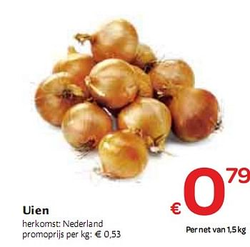 Promotions Uien - Groenten & Fruit - Valide de 06/01/2010 à 16/01/2010 chez Carrefour