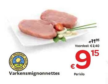 Promoties Varkensmignonnettes - Carrefour - Geldig van 06/01/2010 tot 16/01/2010 bij Carrefour