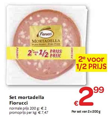 Promotions Set mortadella  - Fiorucci - Valide de 06/01/2010 à 16/01/2010 chez Carrefour