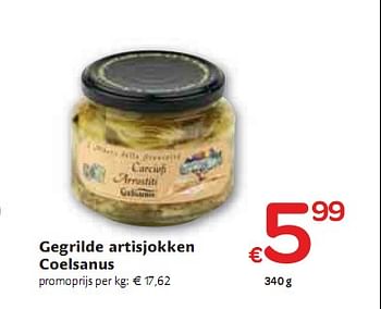 Promoties Gegrilde artisjokken Coelsanus - Huismerk - Carrefour  - Geldig van 06/01/2010 tot 16/01/2010 bij Carrefour