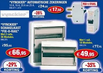 Promotions VYNCKIER AUTOMATISCHE ZEKERINGEN - Vynckier - Valide de 06/01/2010 à 17/01/2010 chez Hubo