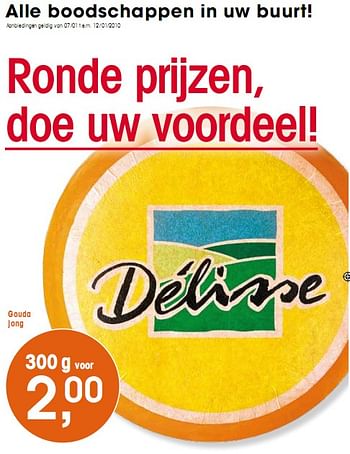 Promoties Gouda Jong - Huismerk - Spar  - Geldig van 07/01/2010 tot 12/01/2010 bij Spar