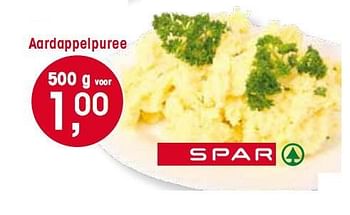 Promoties Aardappelpuree - Traiteur - Geldig van 07/01/2010 tot 12/01/2010 bij Spar