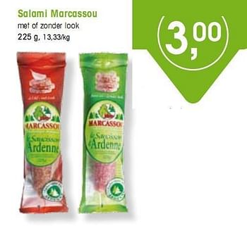 Promoties Salami - Marcassou - Geldig van 07/01/2010 tot 12/01/2010 bij Spar