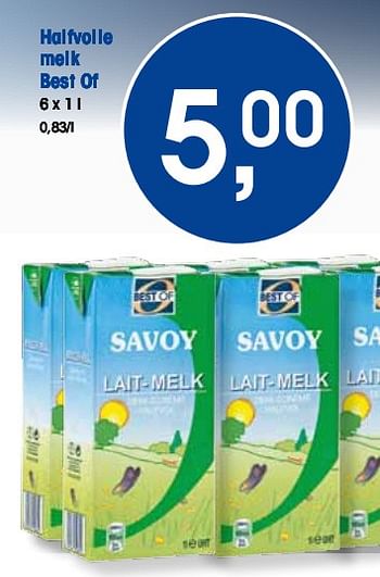 Promoties Halfvolle melk - Best of - Geldig van 07/01/2010 tot 12/01/2010 bij Spar
