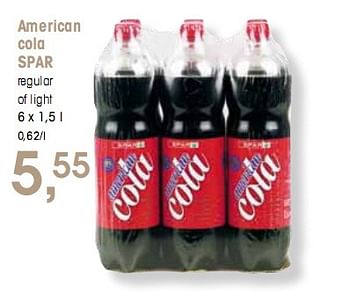 Promoties American cola - Huismerk - Spar  - Geldig van 07/01/2010 tot 12/01/2010 bij Spar