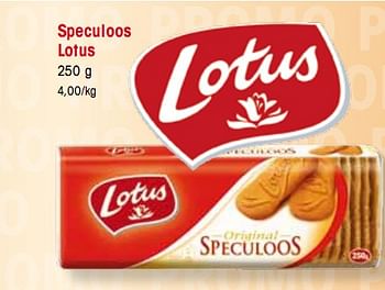 Promoties Speculoos - Lotus - Geldig van 07/01/2010 tot 12/01/2010 bij Spar