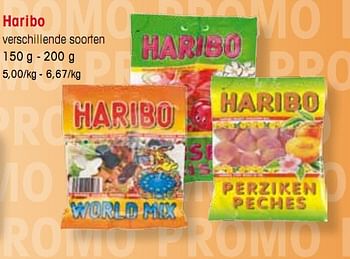 Promoties Haribo verschillende soorten - Haribo - Geldig van 07/01/2010 tot 12/01/2010 bij Spar
