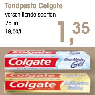 Promoties Tandpasta - Colgate - Geldig van 07/01/2010 tot 12/01/2010 bij Spar