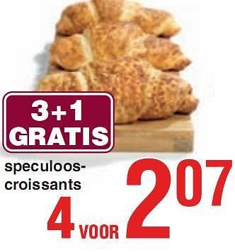 Promoties speculoos-croissants - Bakkerij - Geldig van 07/01/2010 tot 20/01/2010 bij Eurospar (Colruytgroup)