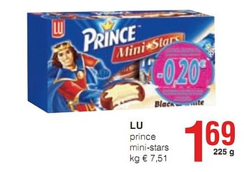 Promoties prince mini-stars - Lu - Geldig van 07/01/2010 tot 20/01/2010 bij Eurospar (Colruytgroup)