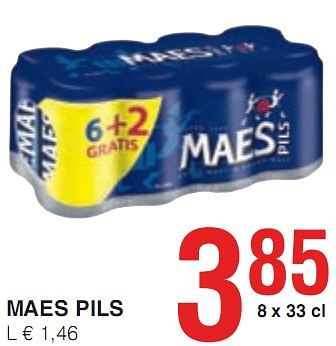 Promotions MAES PILS - Maes - Valide de 07/01/2010 à 20/01/2010 chez Eurospar (Colruytgroup)