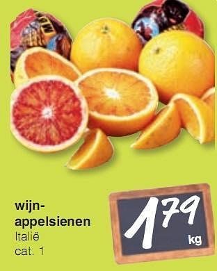 Promotions wijn appelsienen - Groenten & Fruit - Valide de 07/01/2010 à 20/01/2010 chez Eurospar (Colruytgroup)