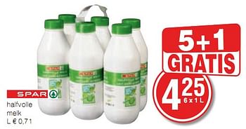 Promotions halfvolle melk - Produit maison - Eurospar - Valide de 07/01/2010 à 20/01/2010 chez Eurospar (Colruytgroup)