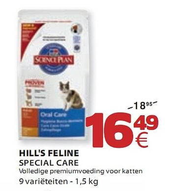 Promoties Special Care - Volledige premiumvoeding voor katten - Hill's - Geldig van 07/01/2010 tot 27/01/2010 bij Tom&Co