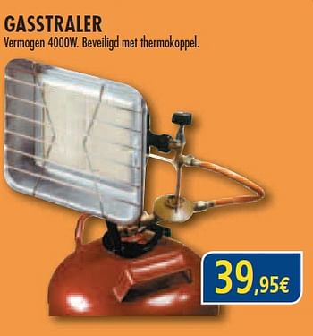 Promoties GASSTRALER - Huismerk - Orga  - Geldig van 07/01/2010 tot 27/01/2010 bij Orga