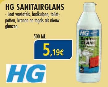 Promoties SANITAIRGLANS - HG - Geldig van 07/01/2010 tot 27/01/2010 bij Orga