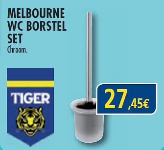 Promoties MELBOURNE WC BORSTEL SET - Tiger - Geldig van 07/01/2010 tot 27/01/2010 bij Orga