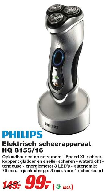 Promoties Elektrisch scheerapparaat - Philips - Geldig van 13/01/2010 tot 26/01/2010 bij Makro