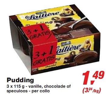 Promotions Pudding - La Laitiere - Valide de 13/01/2010 à 26/01/2010 chez Makro